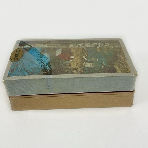 Vintage Congress double deck scenic playing cards The US Playing Card Company - Picture 3 of 5